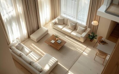 Élégance et harmonie dans la décoration d'appartements neufs